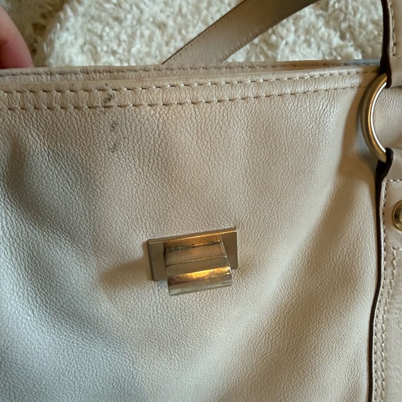 White off-white cream ivory Michael Kors Purse - Picture 8 of 12